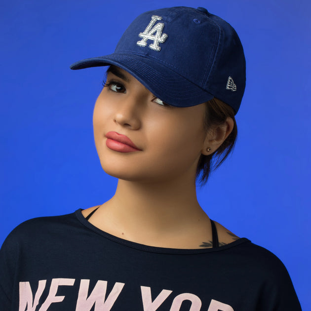 Bling LA Dodgers Hat - Blue – Americano Crystals