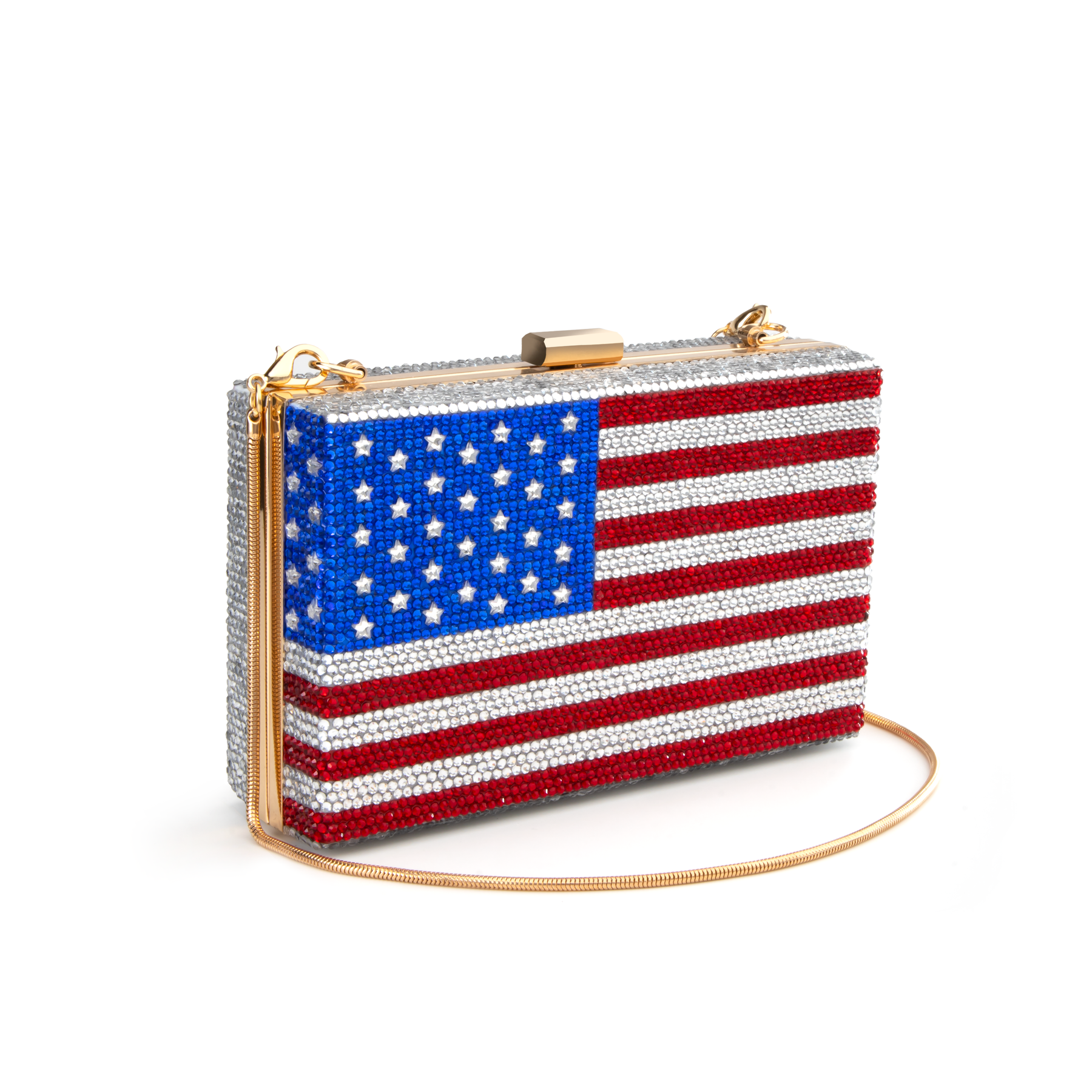 Bling American Flag Keychain Republican Handbag Charm Democrat Crystal Bag  Charm at  Women's Clothing store