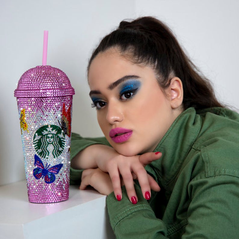 Butterfly Starbucks Tumbler